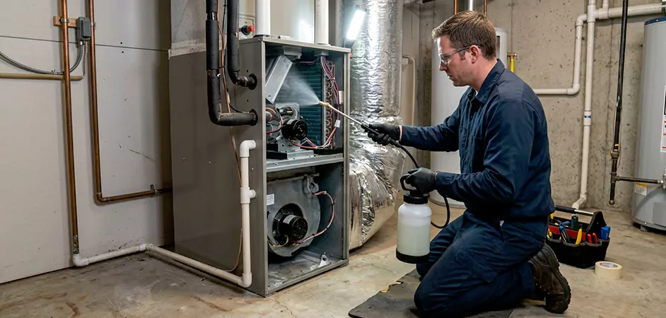 Air Handler Antimicrobial Treatment in Trenton