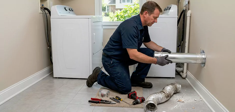 Dryer Vent Replacement in Trenton