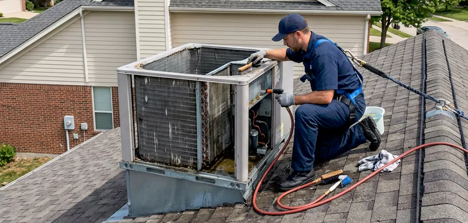 Rooftop Unit Cleaning in Trenton