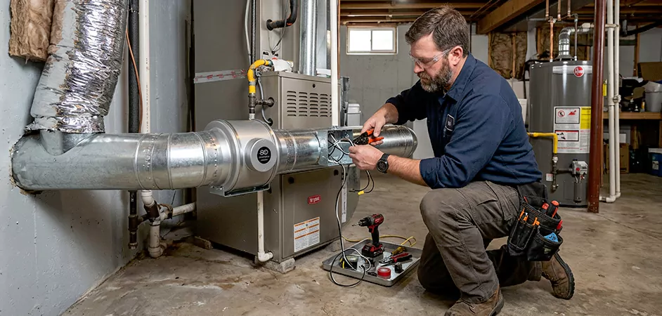 Booster Fan Installation in Trenton