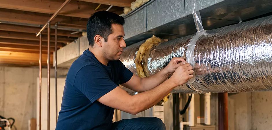 Duct Insulation Upgrade in Trenton